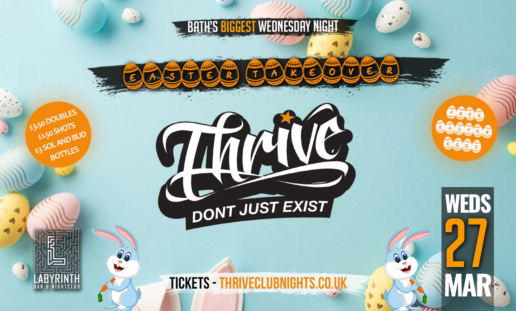 Thrive Wednesdays – EASTER PARTY!! 🐰🐣🐥