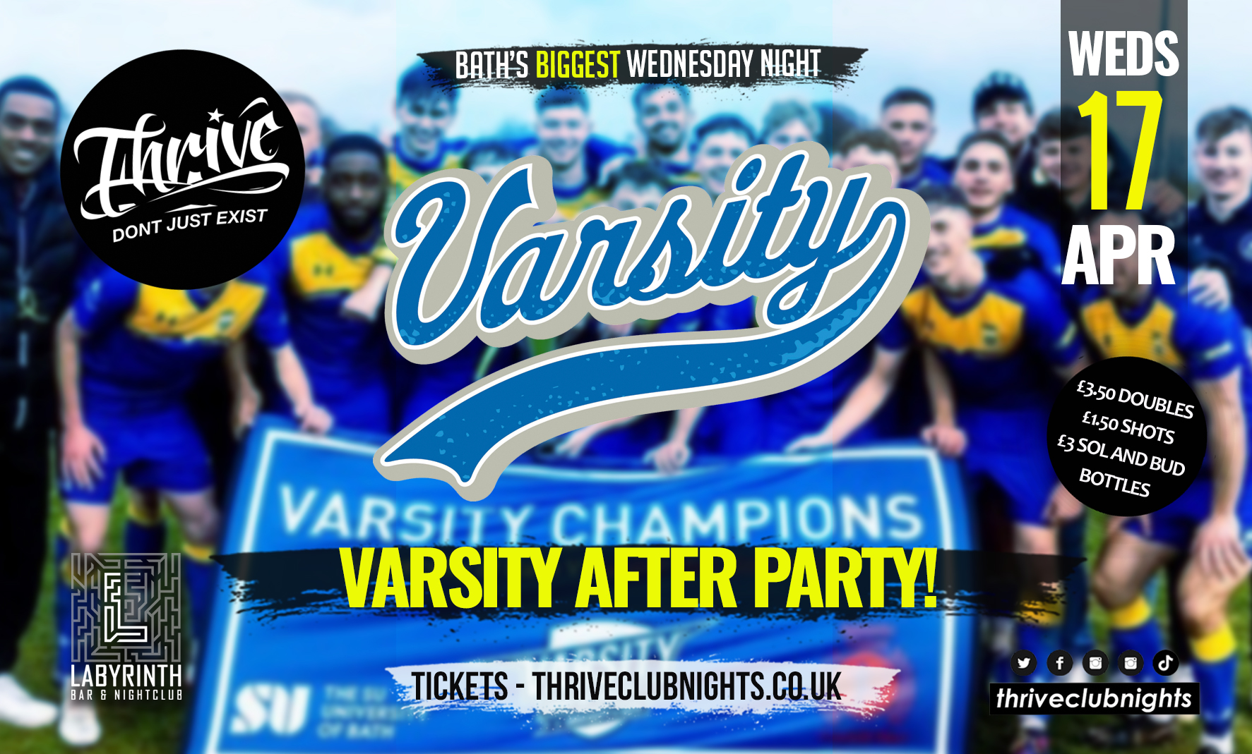 Thrive Wednesdays – ﻿VARSITY 2024 AFTER PARTY!