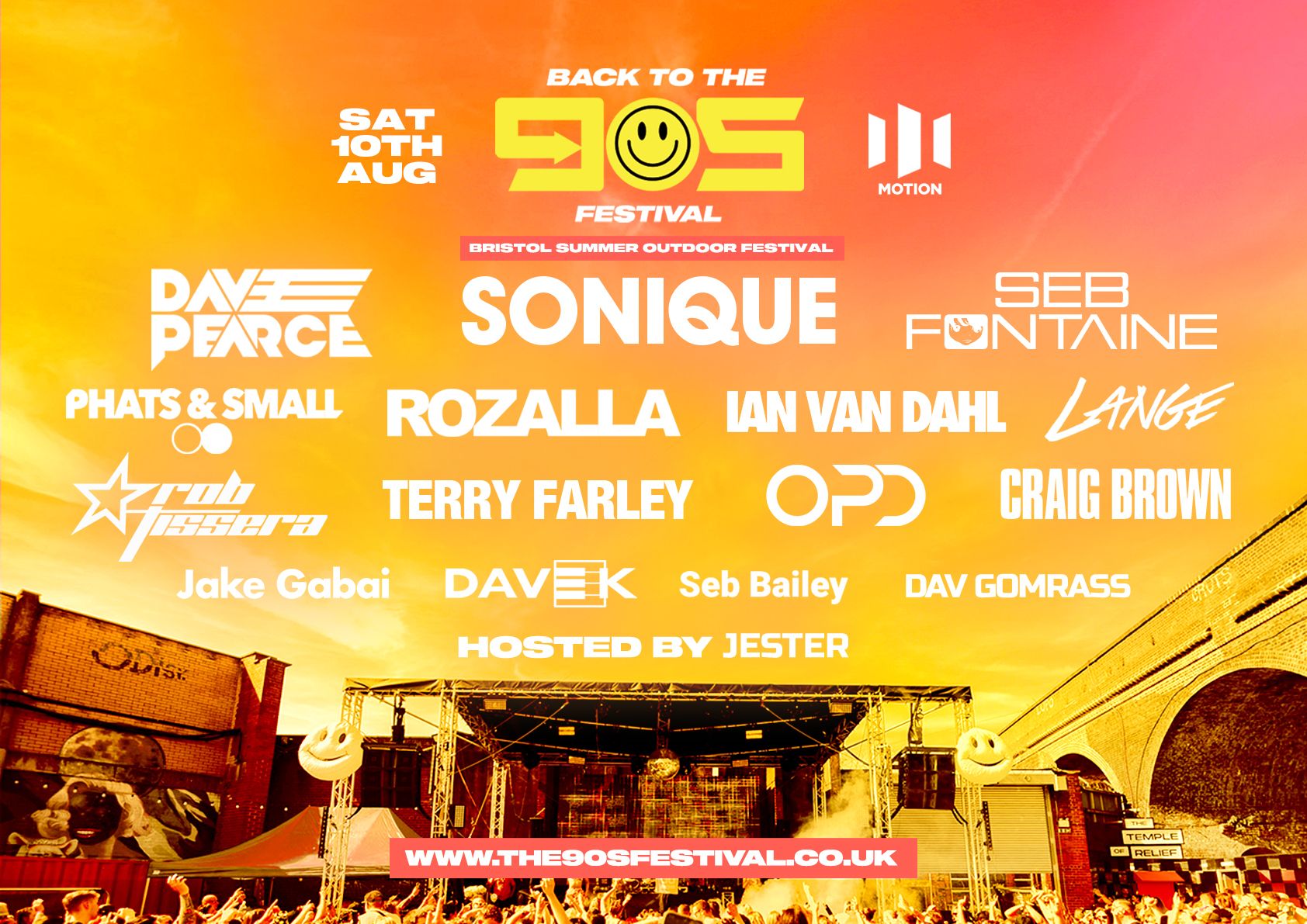 Back To The 90s – Summer Outdoor Festival – Motion [90% SOLD OUT]