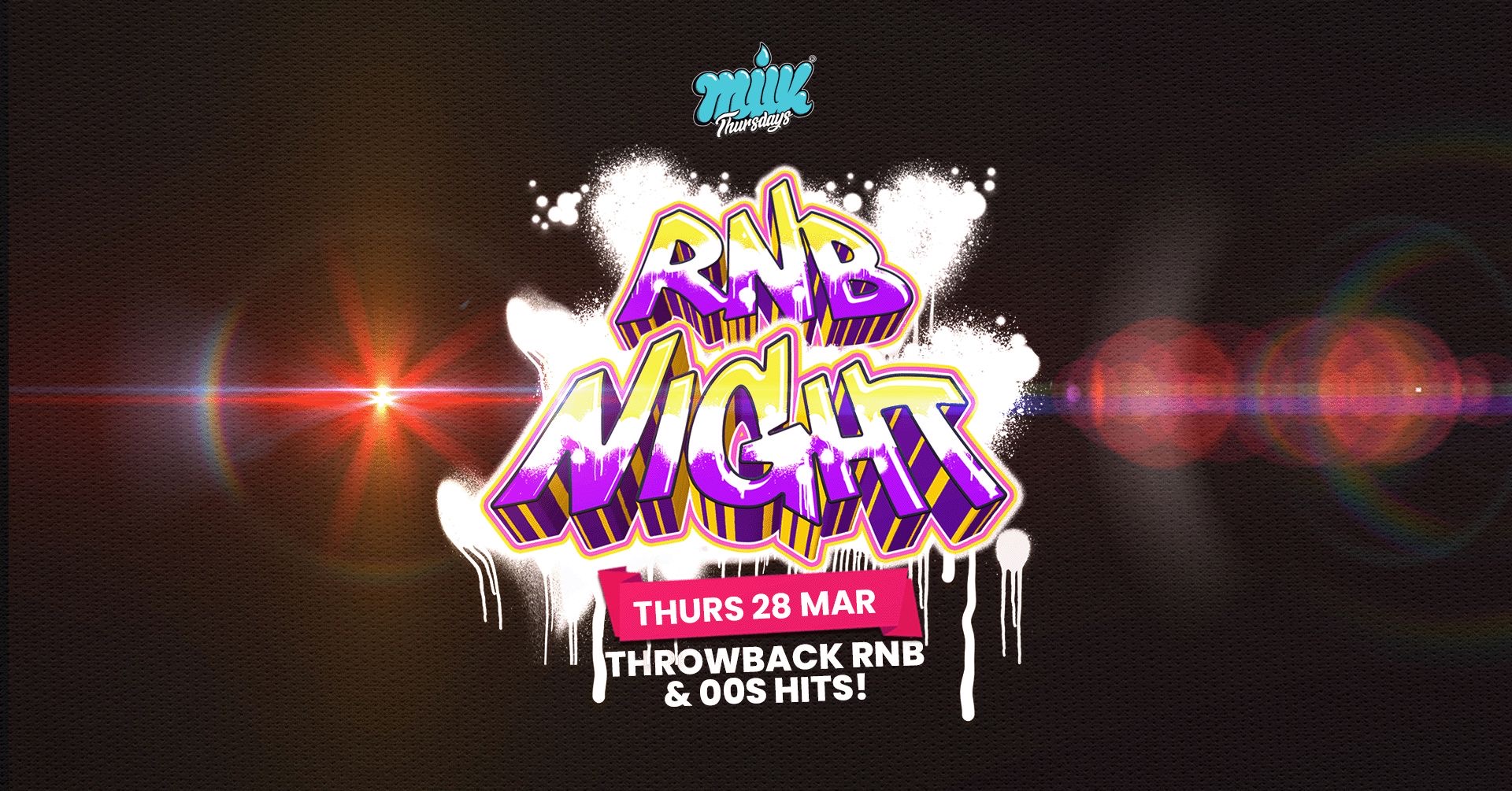 MILK THURSDAYS | R’n’B THROWBACKS |  28.3.24 | REVOLUTION