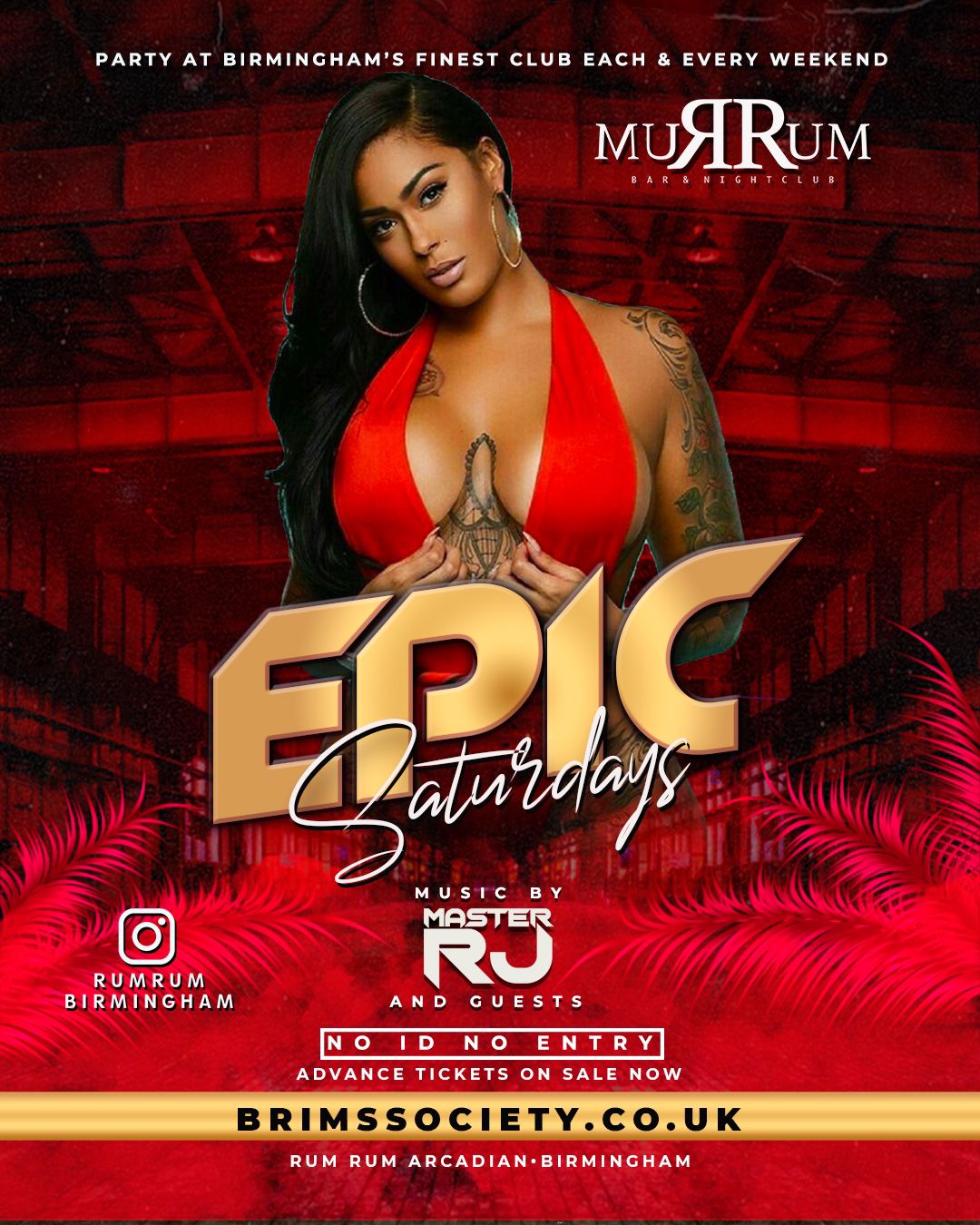 EPIC SATURDAYS AT RUM RUM 🔞 – GIVEAWAY 100 x FREE ENTRY TICKETS
