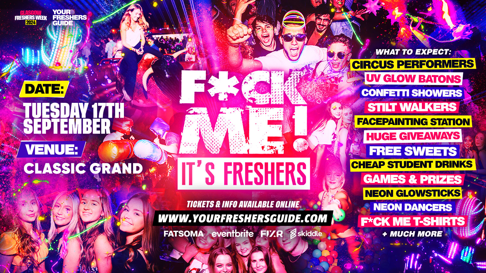 F*CK ME It’s Freshers | Glasgow Freshers 2024