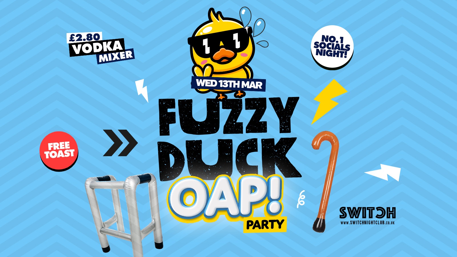 Fuzzy Duck | OAP Party | Official Student Social Wednesday