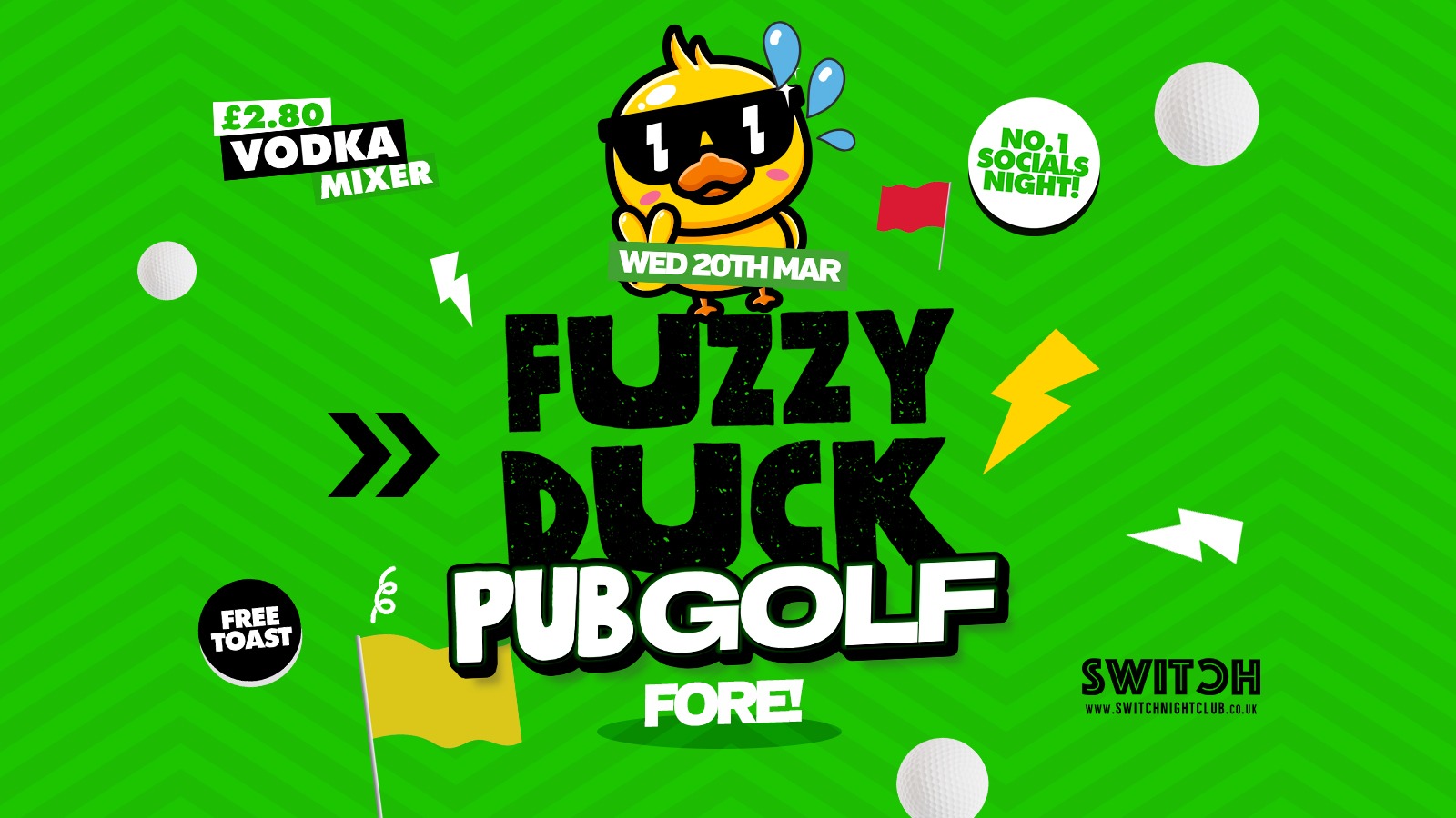 Fuzzy Duck | Pub Golf | Official Student Social Wednesday