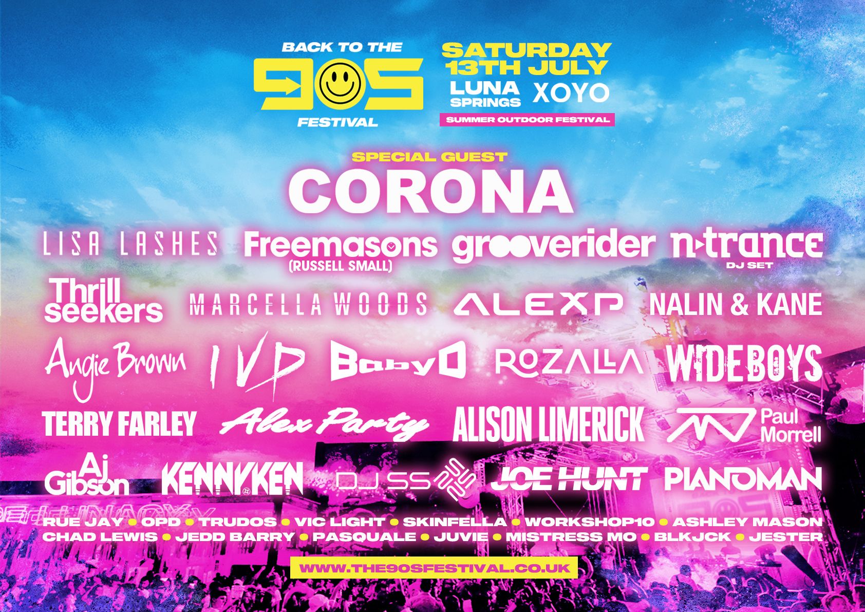 Back To The 90s – Summer Outdoor Festival – Birmingham [RE-SALE TICKETS ON SALE!]