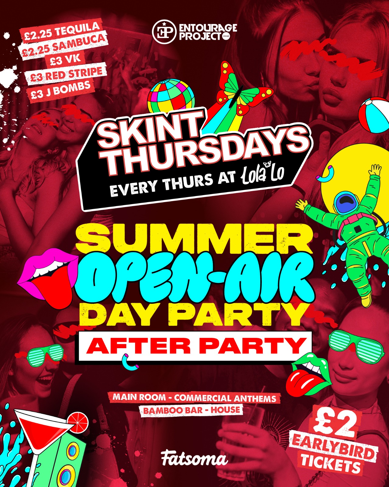 Skint Thursday @ Lola Lo – SUMMER OPEN-AIR AFTERPARTY ☀️