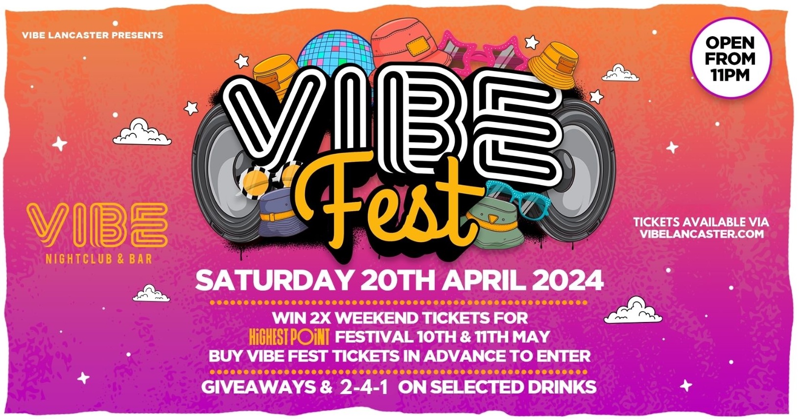 VIBE Fest – Win Highest Point Weekend Tickets!