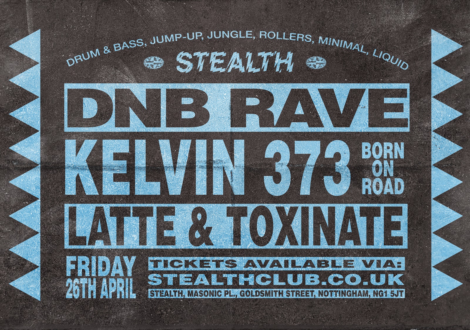 Stealth DnB Rave with KELVIN 373, LATTE & TOXINATE (Nottingham) at ...