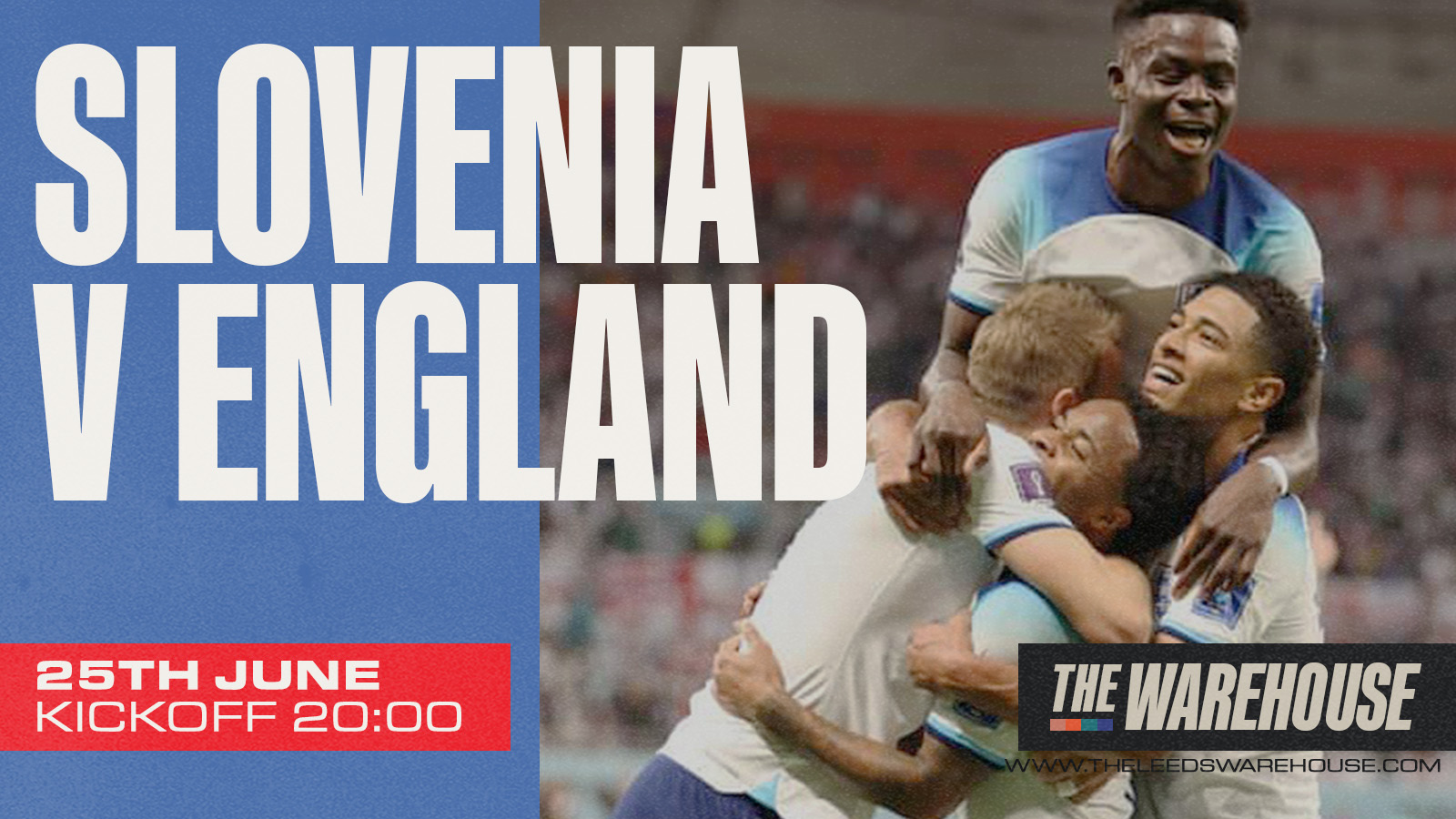 Euros: England vs Slovenia – Free Entry