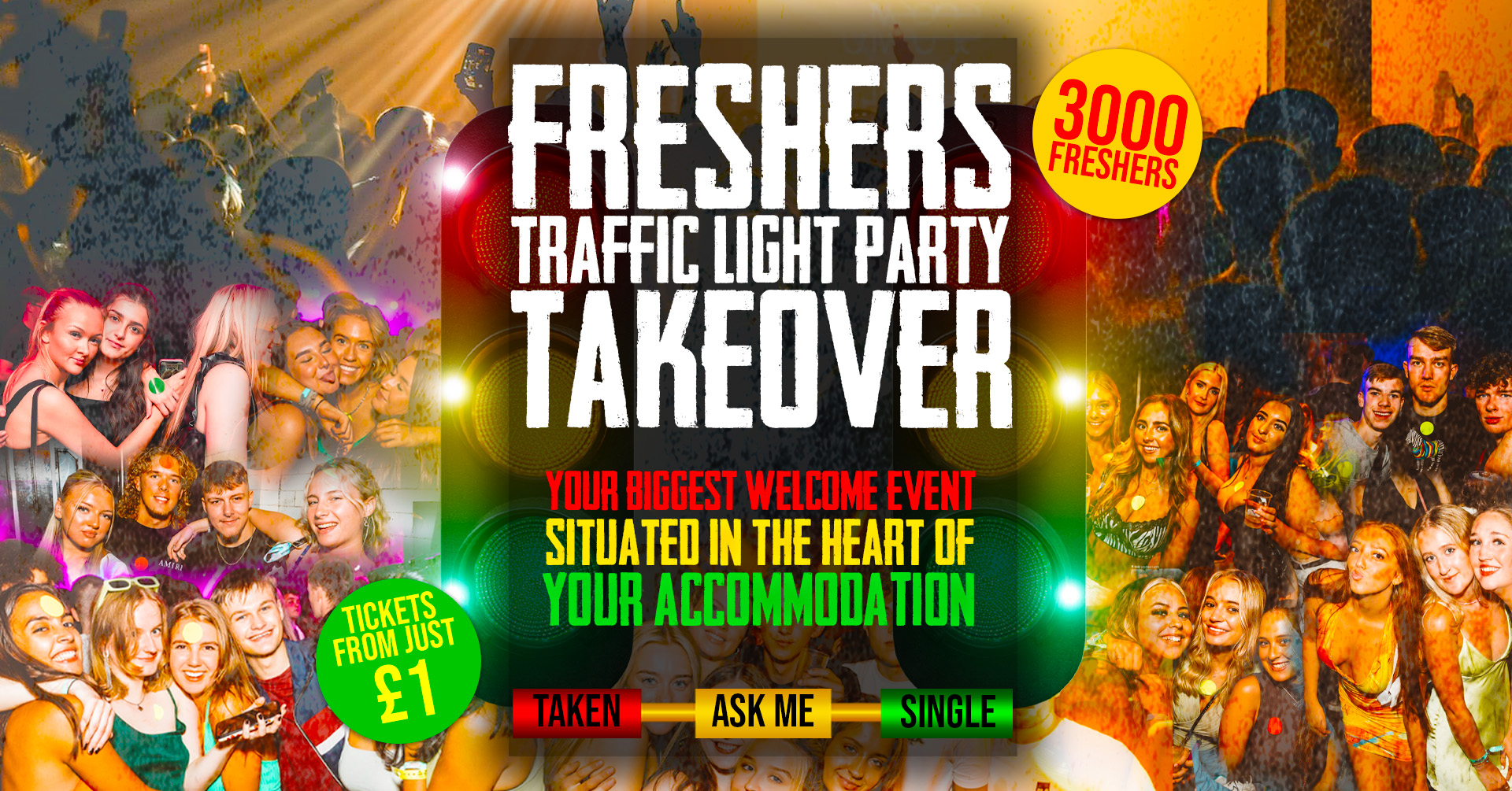 🚦THE LOOSEDAYS FRESHERS TRAFFIC LIGHT PARTY // FINAL 68 TICKETS 🚦 @ THE BRAND NEW PARADISO ON CONCERT SQUARE!