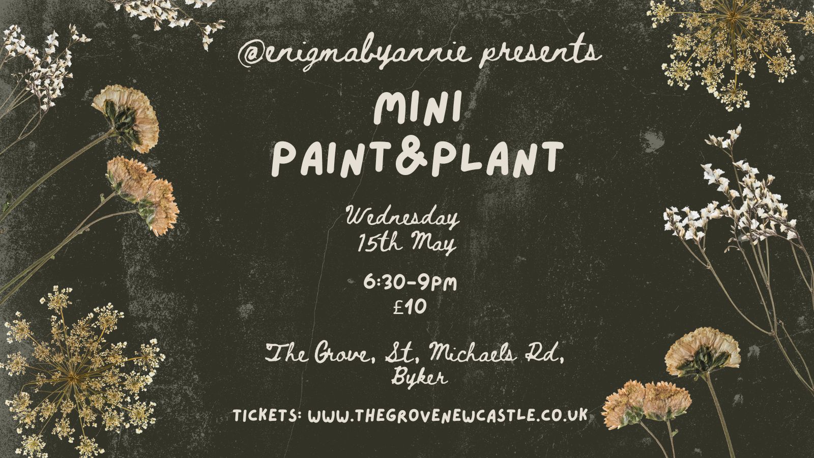 Enigma by Annie presents: MINI PAINT & PLANT