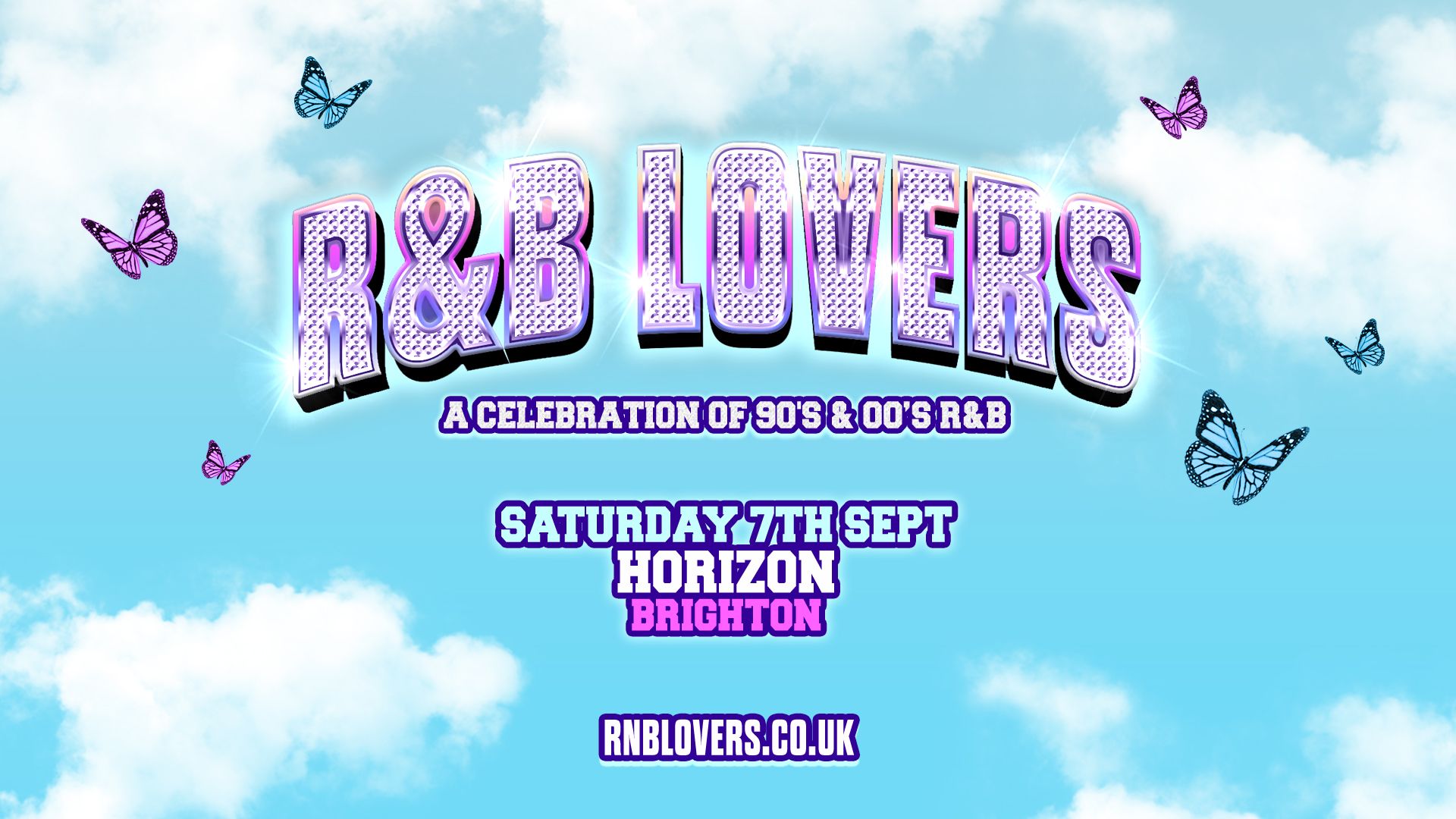 R&B Lovers – Saturday 7th September – Horizon Brighton [LAST 50 TICKETS!]