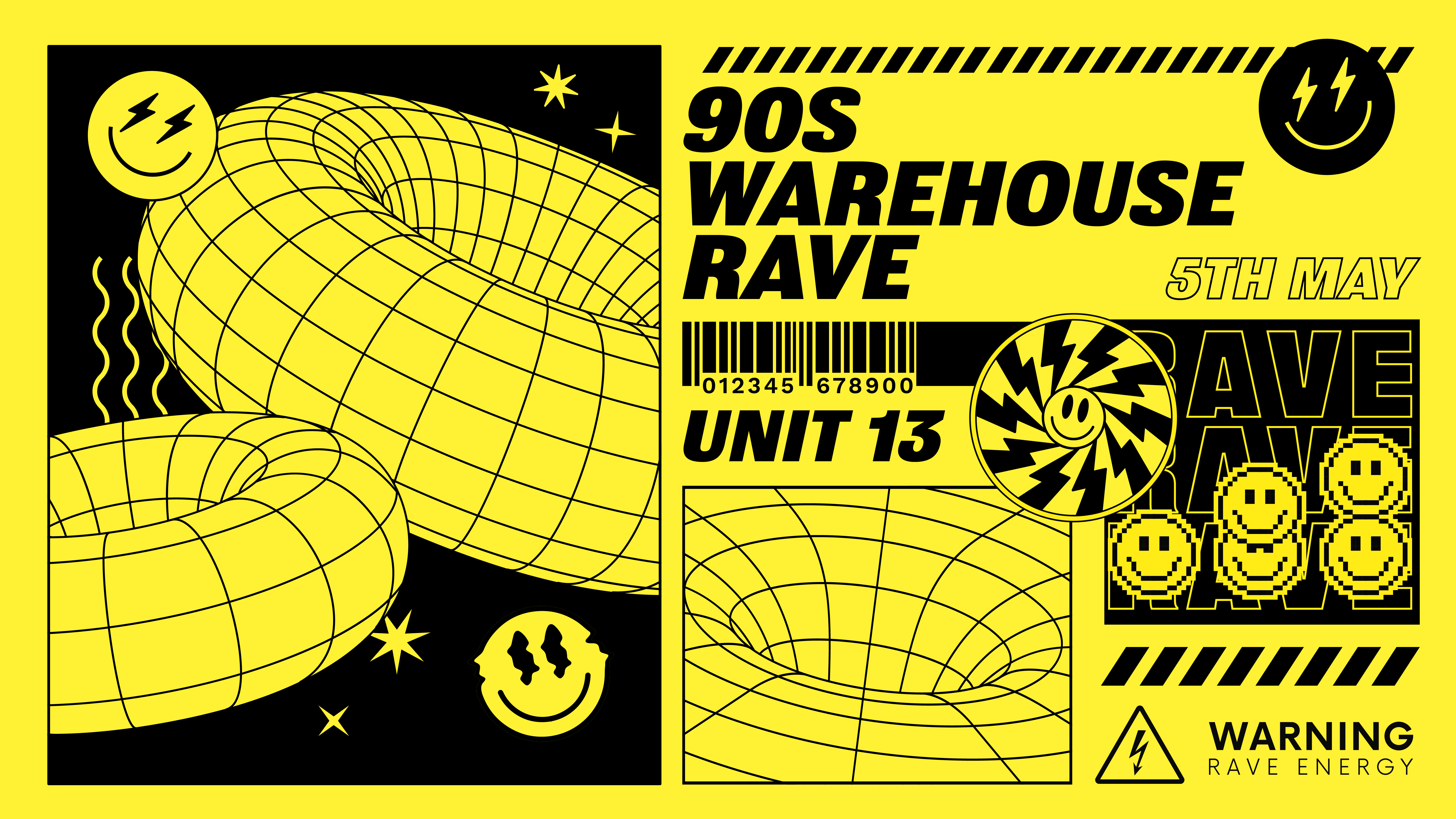 UNIT 13 - 90'S WAREHOUSE RAVE [TONIGHT] at Unit 13, Nottingham on 5th ...