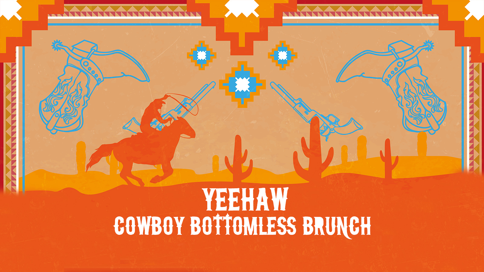 YEEHAW! COWBOY BOTTOMLESS BRUNCH. CARDIFF. at Revolution Cardiff