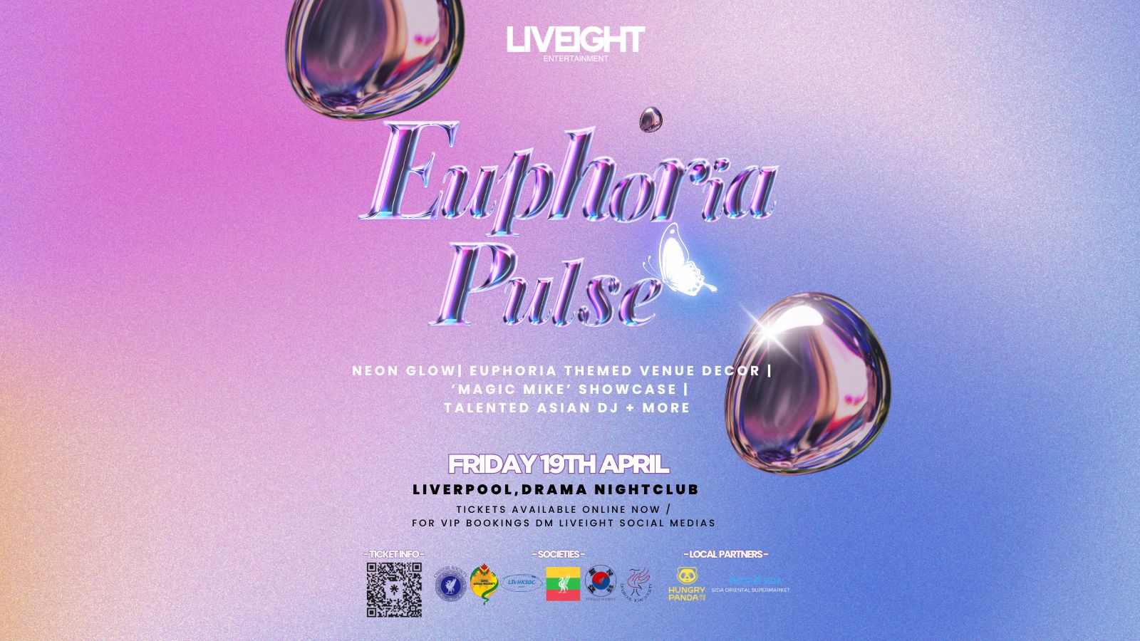 Liveight presents Euphoria Pulse, 19th April @Liverpool at Drama Liverpool,  Liverpool on 19th Apr | Fatsoma