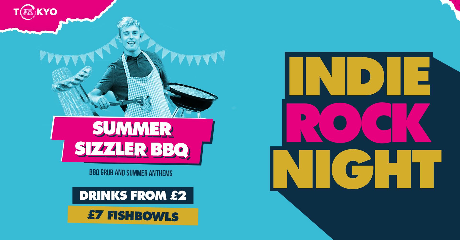 Indie Rock Night ∙ SUMMER BBQ *LAST 10 ONLINE TICKETS*