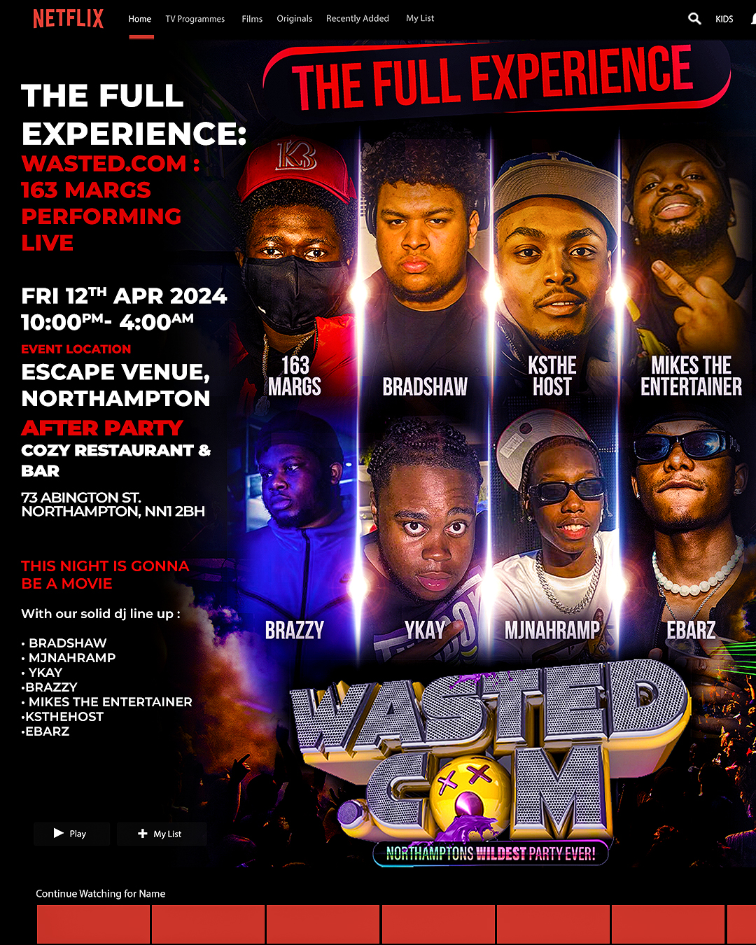 THE FULL EXPERIENCE : WASTED.COM : ‼️ 163 MARGS PERFORMING LIVE ‼️ at ...