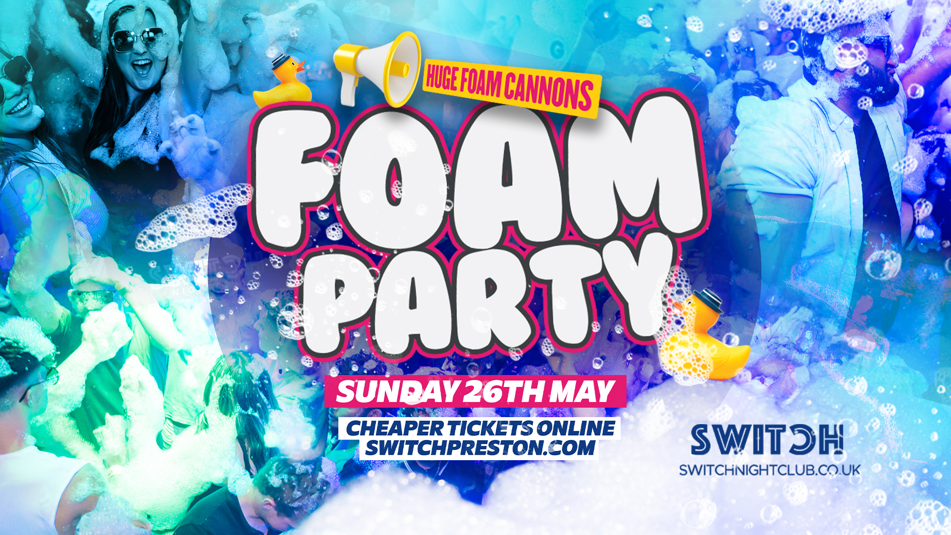 BANK HOLIDAY SUNDAY | FOAM PARTY