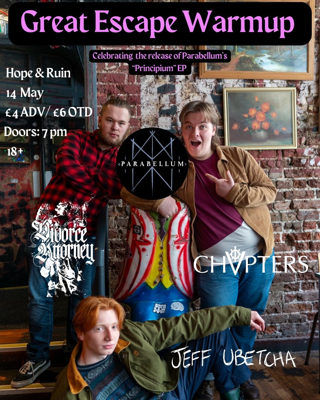 Parabellum + Divorce Attorney  + Chvpters + Jeffu betcha