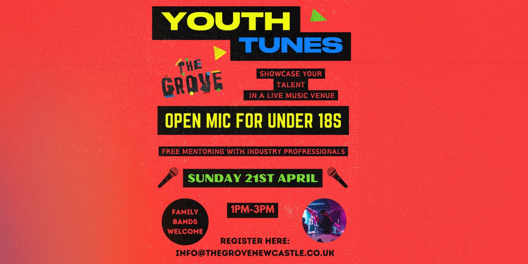 Youth Tunes – Under 18s Open Mic