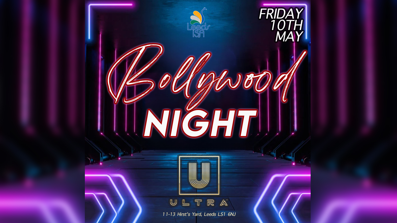 Bollynights Leeds – Friday 10th May | Ultra Leeds