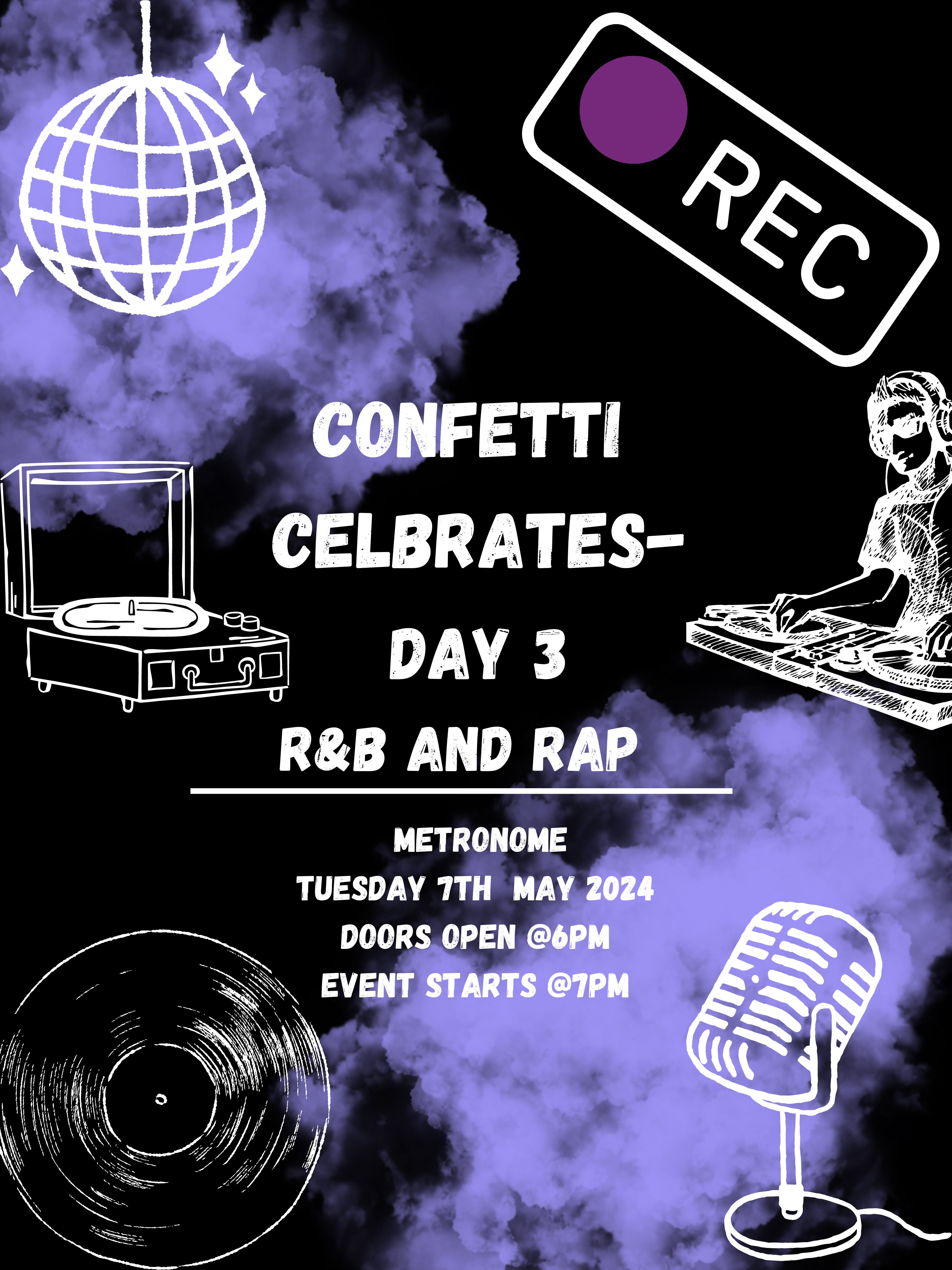 Confetti celebrates | Event information and Tickets | Fatsoma