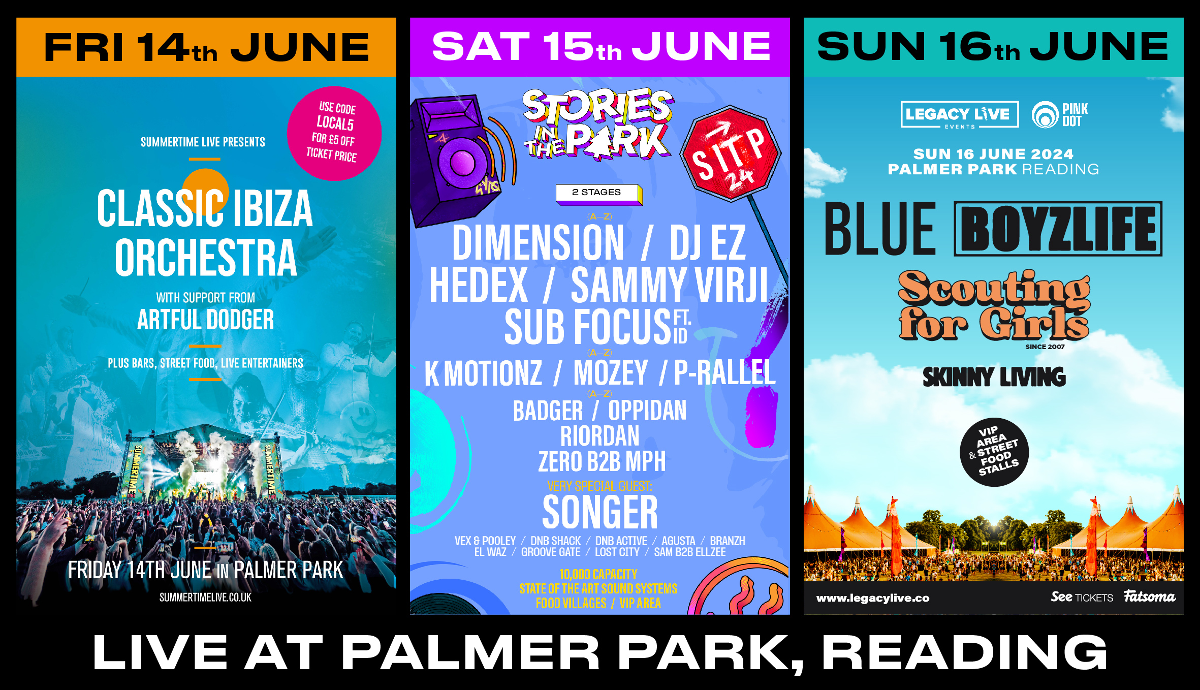 Palmer Park Festival Parking – Friday, Saturday & Sunday 🚘