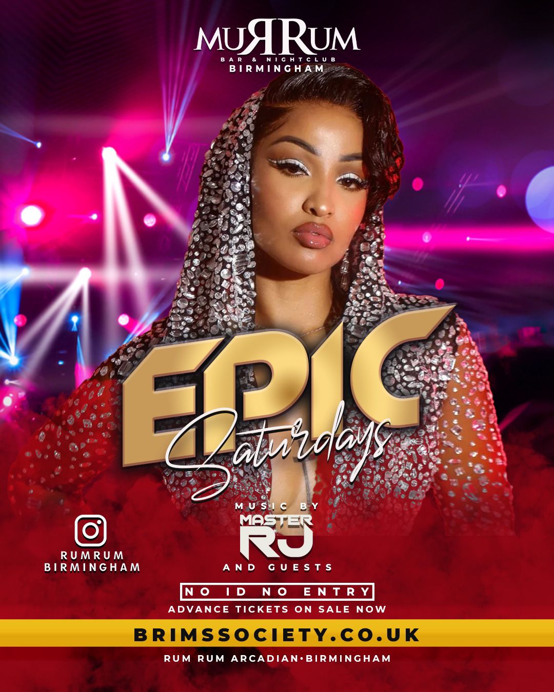 EPIC SATURDAYS AT RUM RUM 🔞 – GIVEAWAY 100 x FREE ENTRY TICKETS