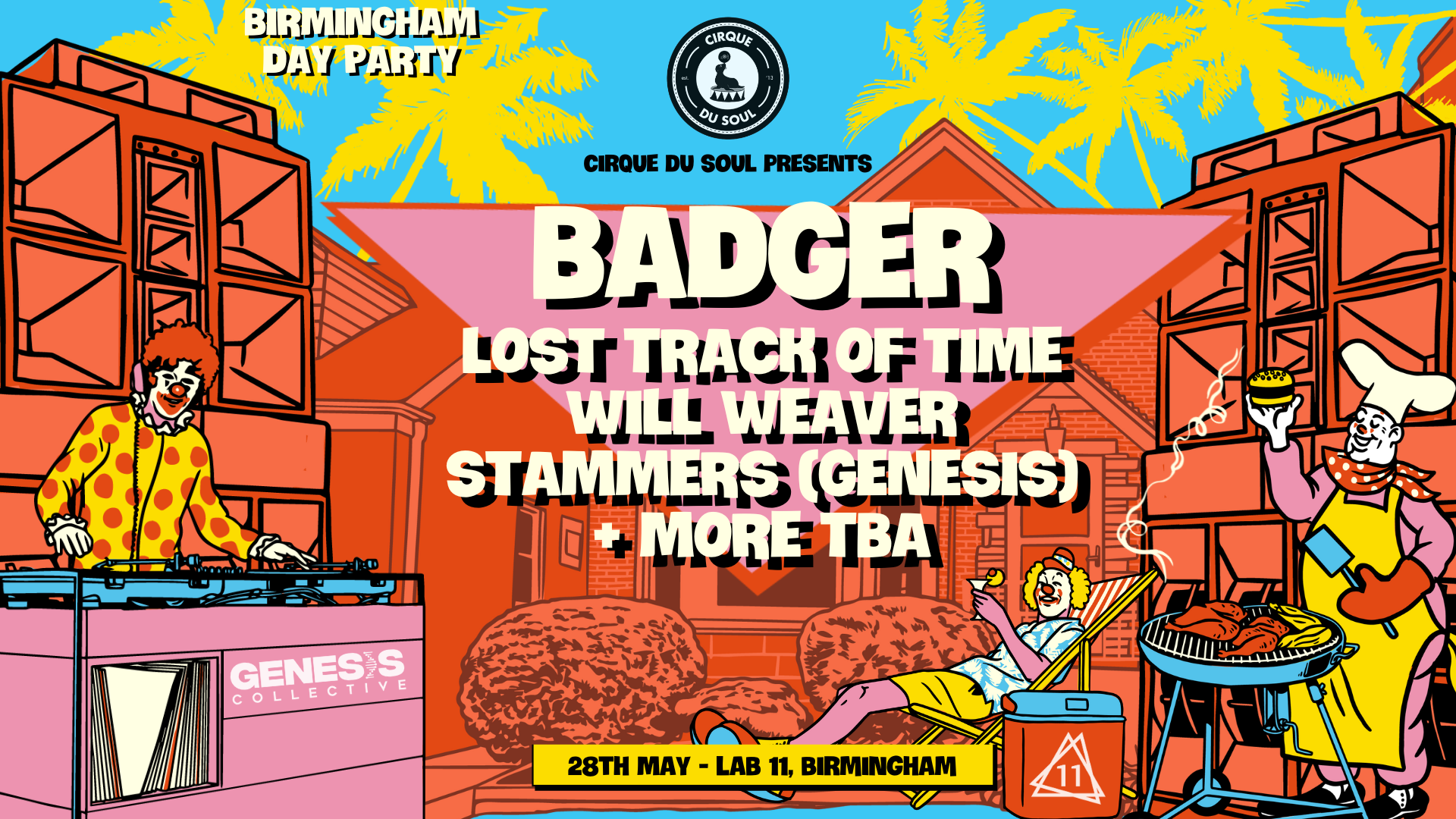 Cirque Du Soul: Birmingham // Summer Day Party // Badger, Lost track of time