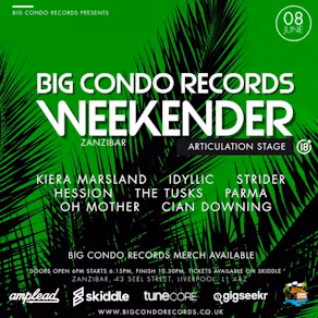 Big Condo Records Weekender Articulation Stage