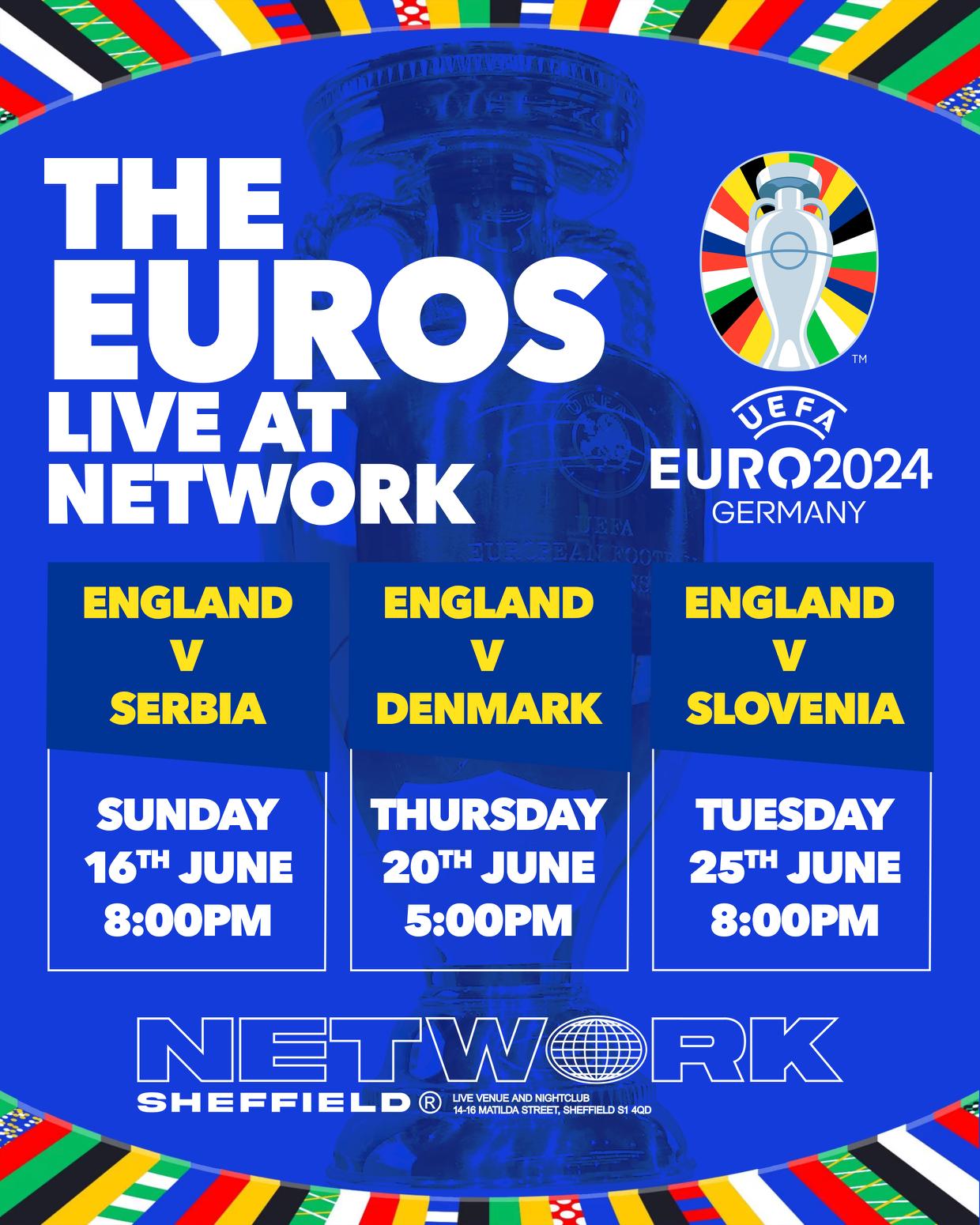 THE EUROS: ENGLAND V SERBIA