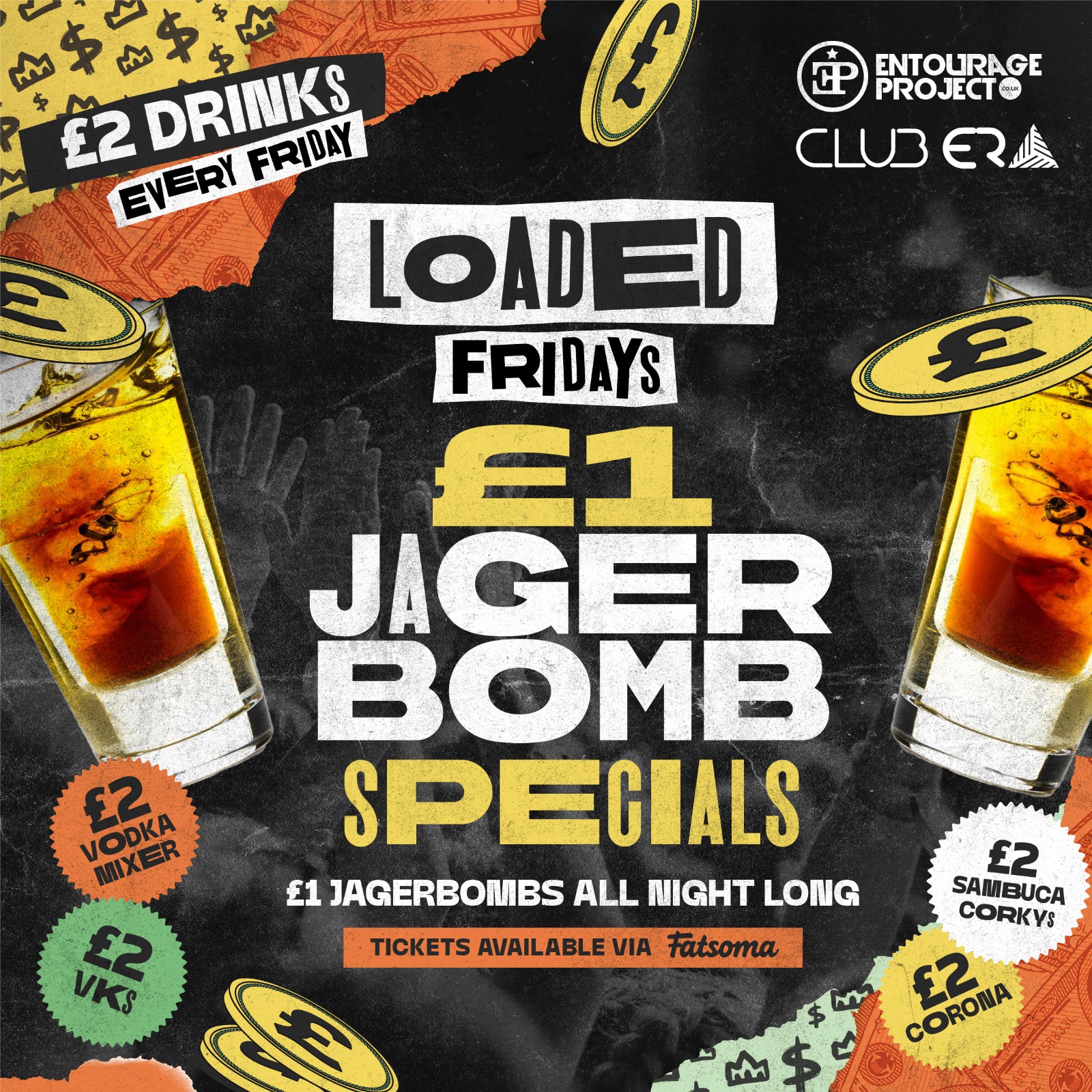 LOADED FRIDAYS 🚀 £1 J-BOMBS ALL NIGHT