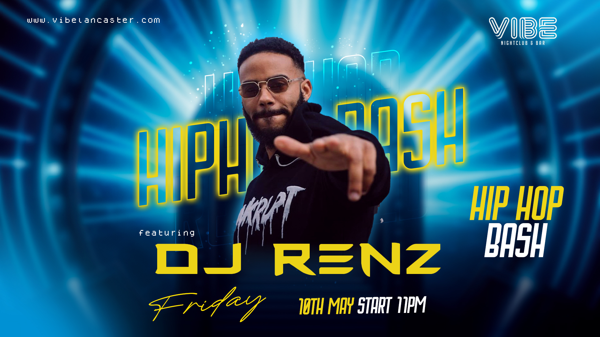 Vibe Fridays – Bash |  Hip Hop – RnB – Afrobeats / DJ RENZ