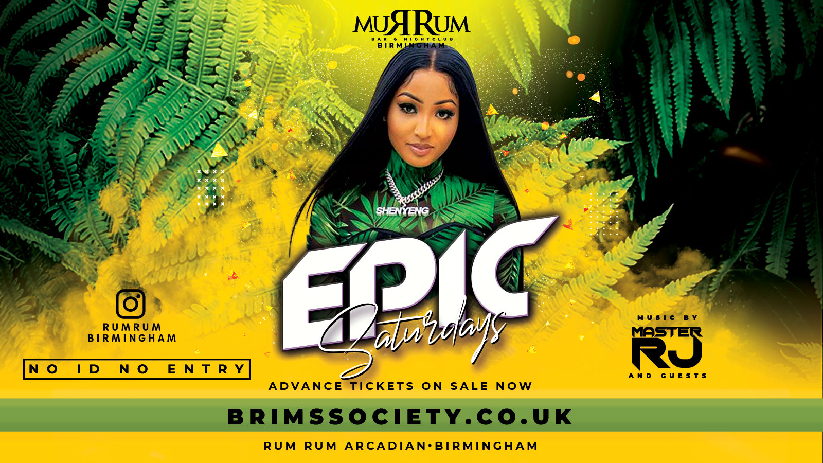 EPIC SATURDAYS AT RUM RUM 🔞 – GIVEAWAY 100 x FREE ENTRY TICKETS