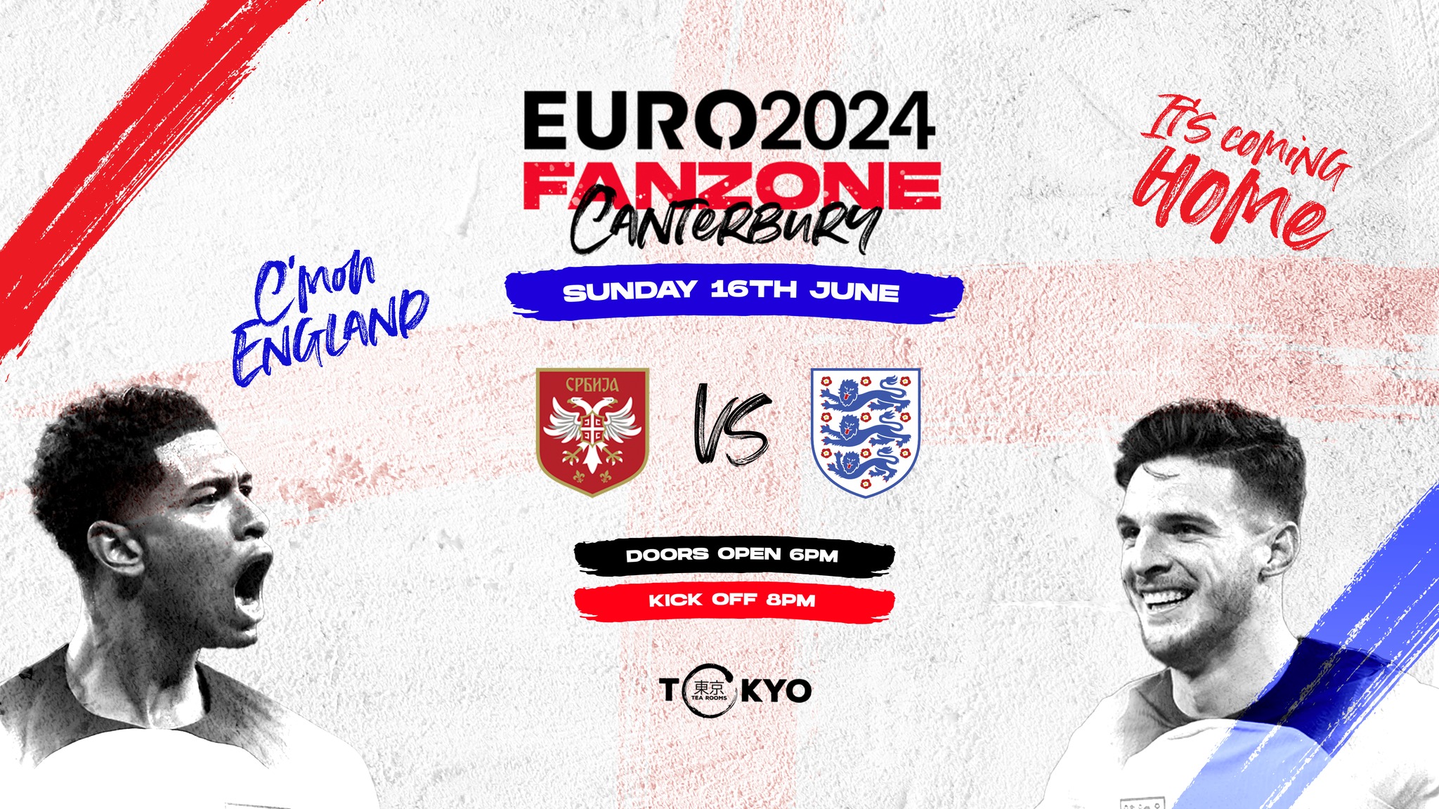 Euro 2024 Fanzone England vs Serbia 🏴󠁧󠁢󠁥󠁮󠁧󠁿🇷🇸 *LAST 25 FREE TICKETS