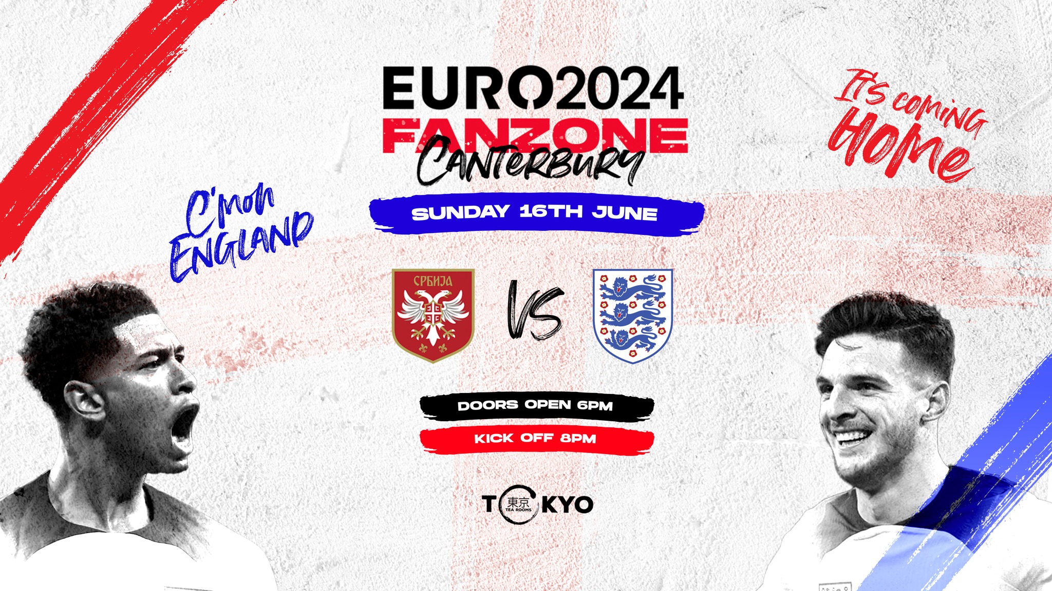 Euro 2024 Fanzone – England vs Serbia 🏴󠁧󠁢󠁥󠁮󠁧󠁿🇷🇸 *LAST 25 FREE TICKETS JUST ADEED*