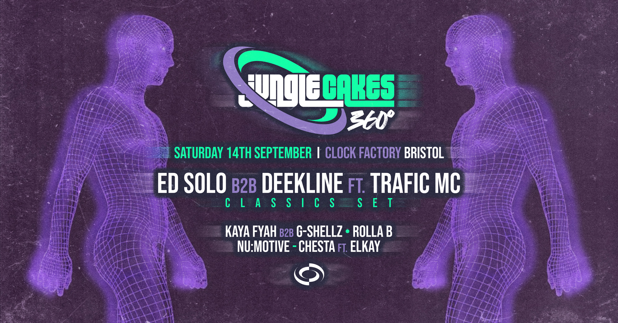Jungle Cakes Bristol • Ed Solo B2B Deekline & Trafic [360° Classics Set]