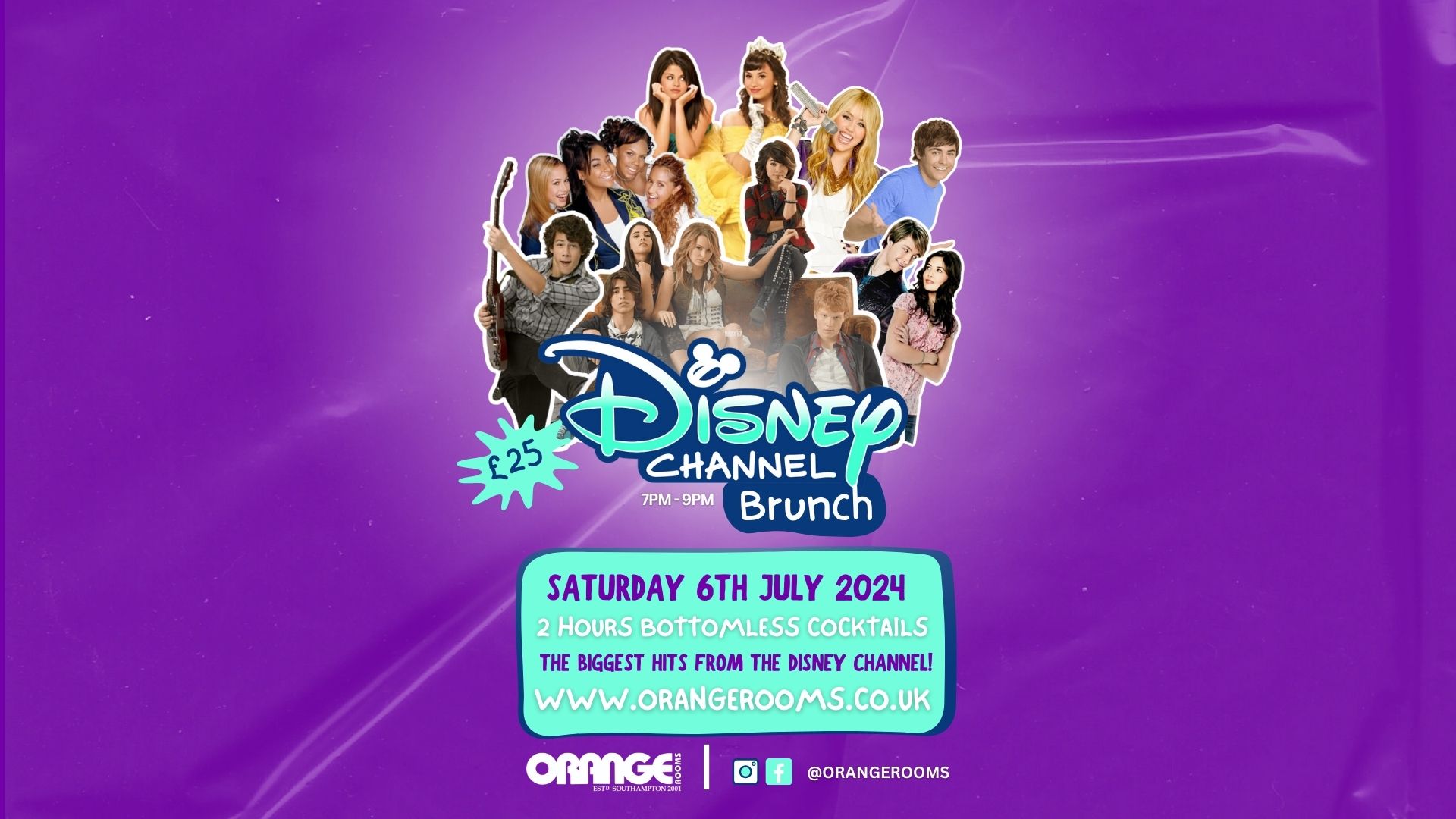 Disney Channel Bottomless Brunch!🏰 at Orange Rooms Southampton