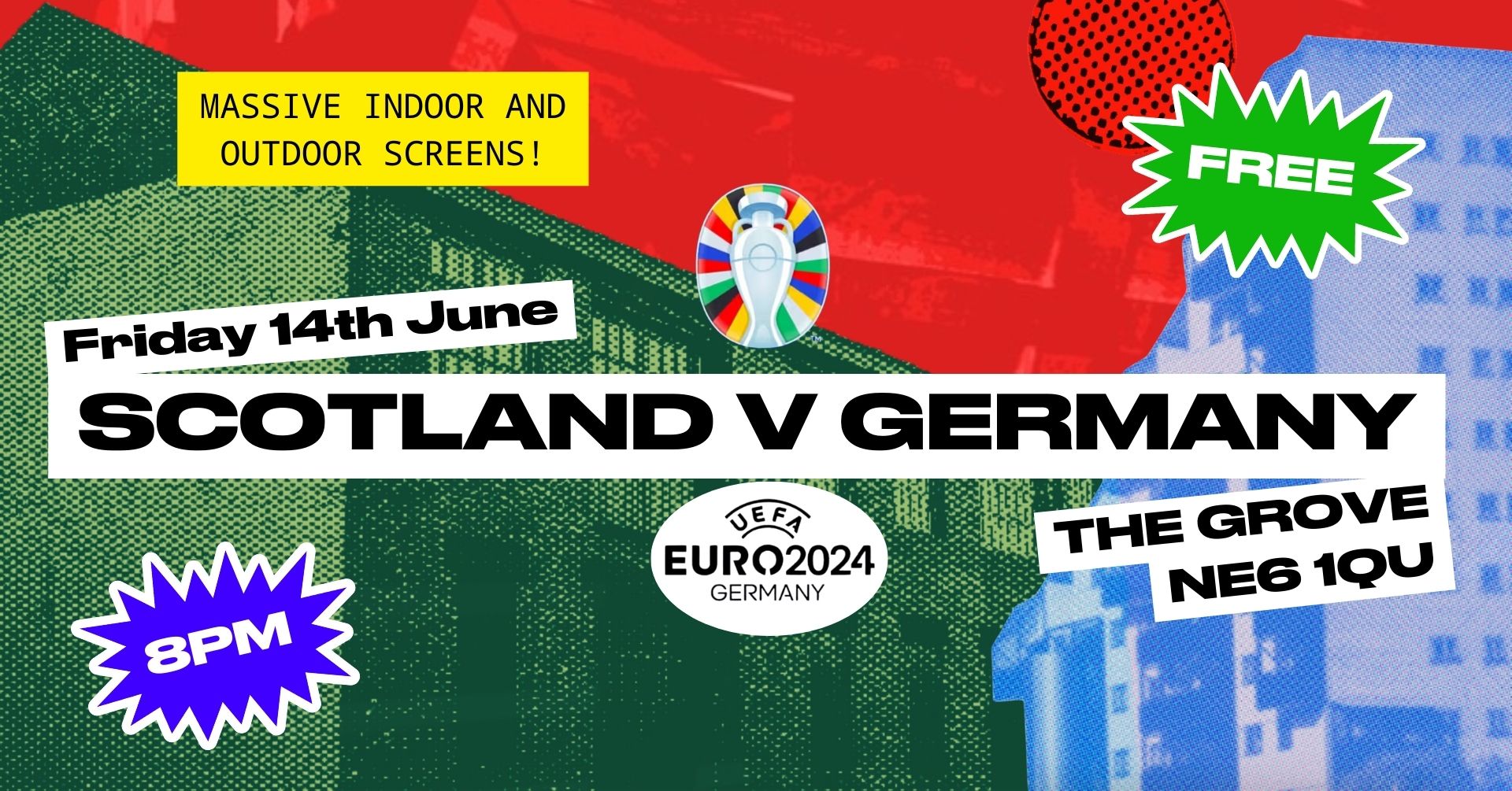EUROS | SCOTLAND V GERMANY | FREE ENTRY