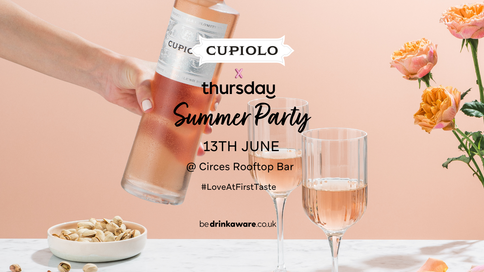 Thursday Cupiolo Headliner | Circe’s Rooftop | Waterloo 💘