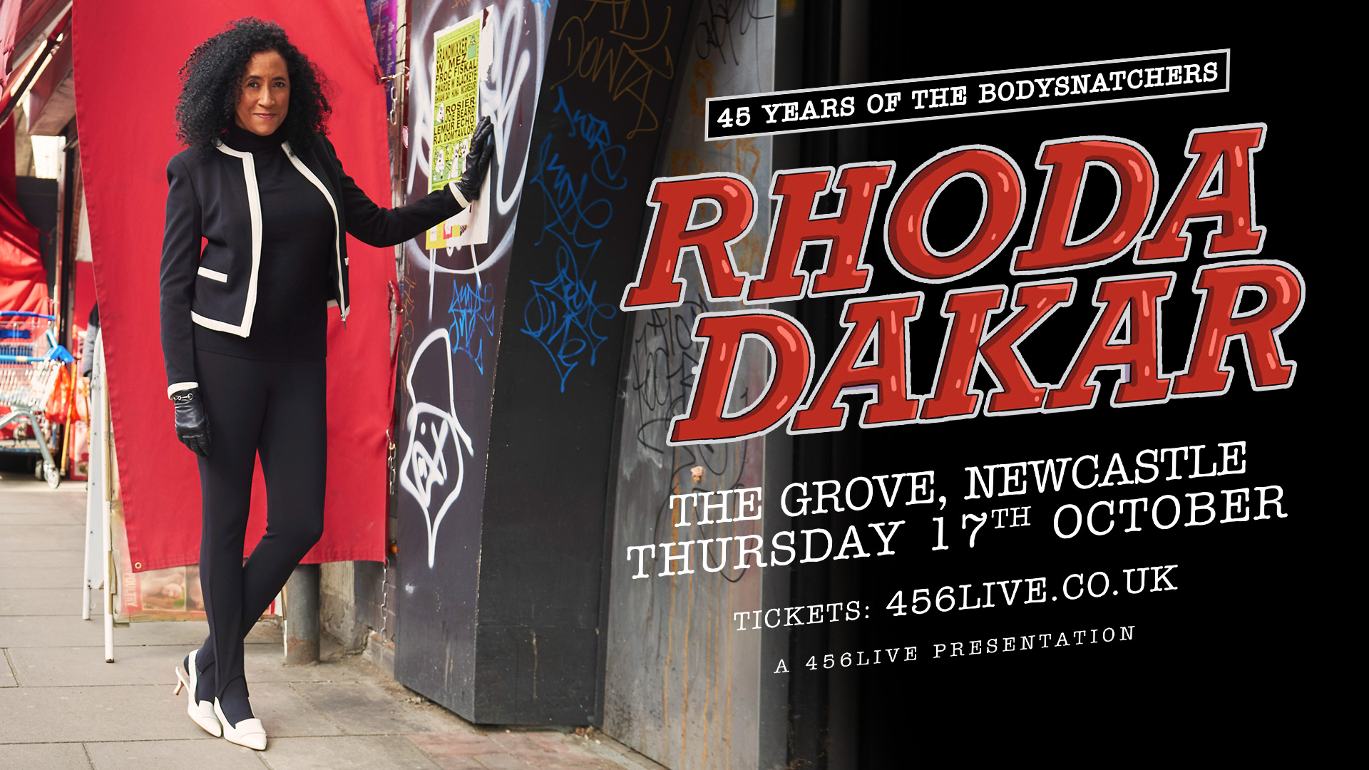 Rhoda Dakar – 45 Years of The Bodysnatchers