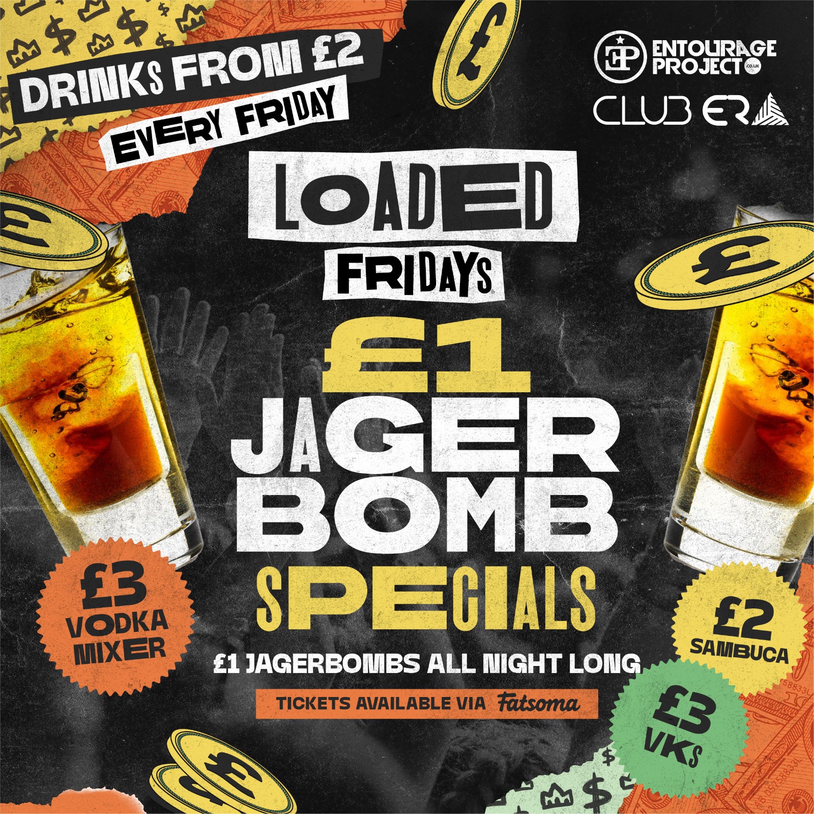 LOADED FRIDAYS 🚀 £1 J-Bombs All Night Long