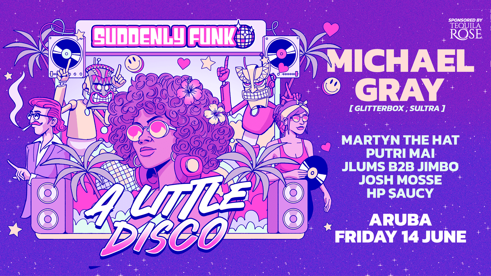 Suddenly Funk presents ‘A Little Disco’  w/ Micheal Gray (Glitterbox)