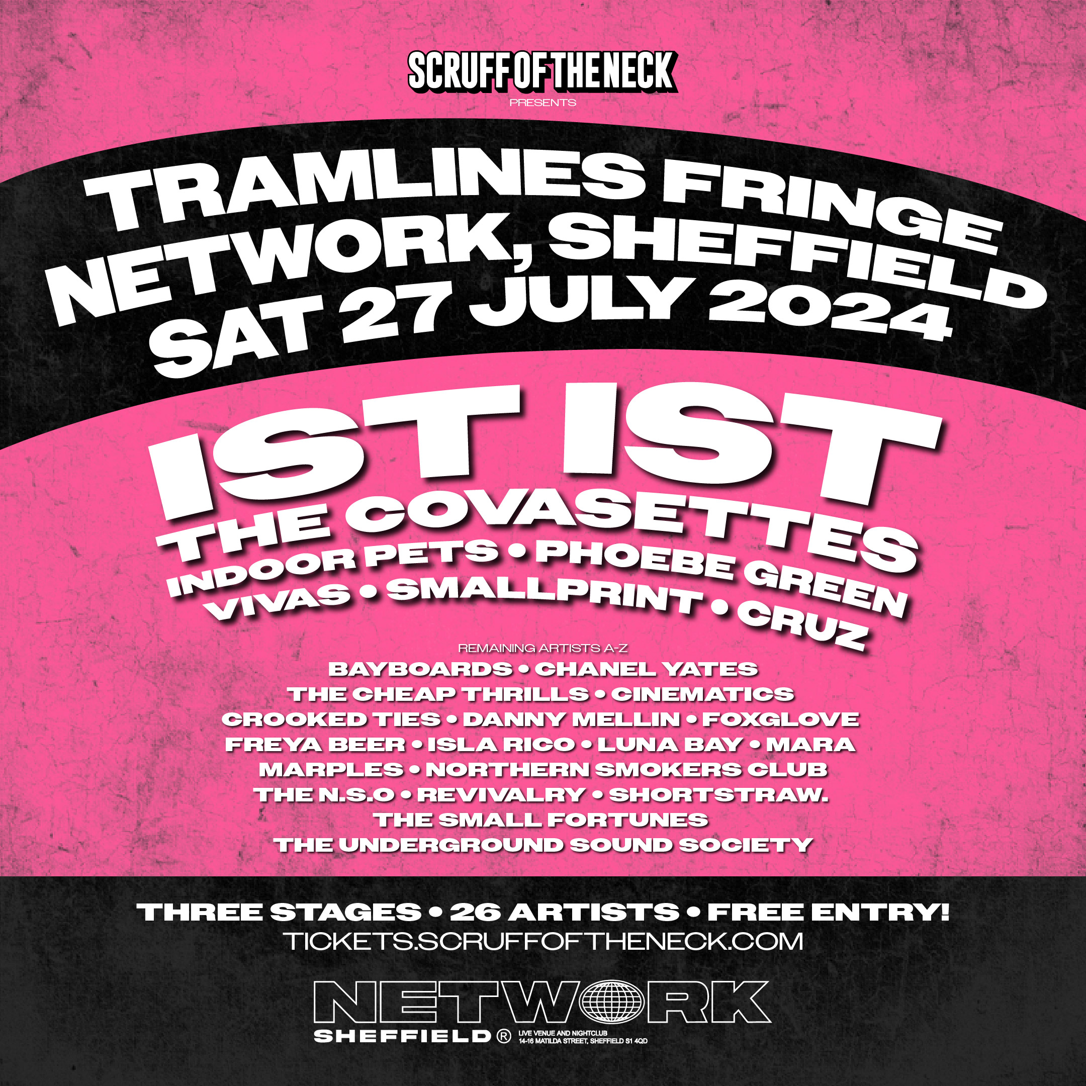 SCRUFF OF THE NECK PRESENTS: TRAMLINES FRINGE