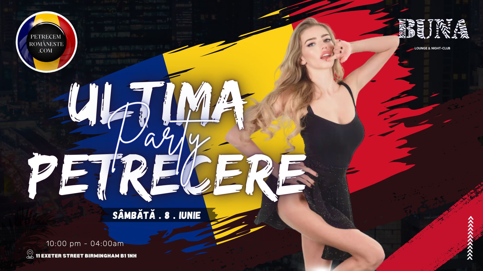 Last Romanian NIGHT – Ultimul Show ,NE LUAM LA REVEDERE ,Intrarea libera cu biletele online!