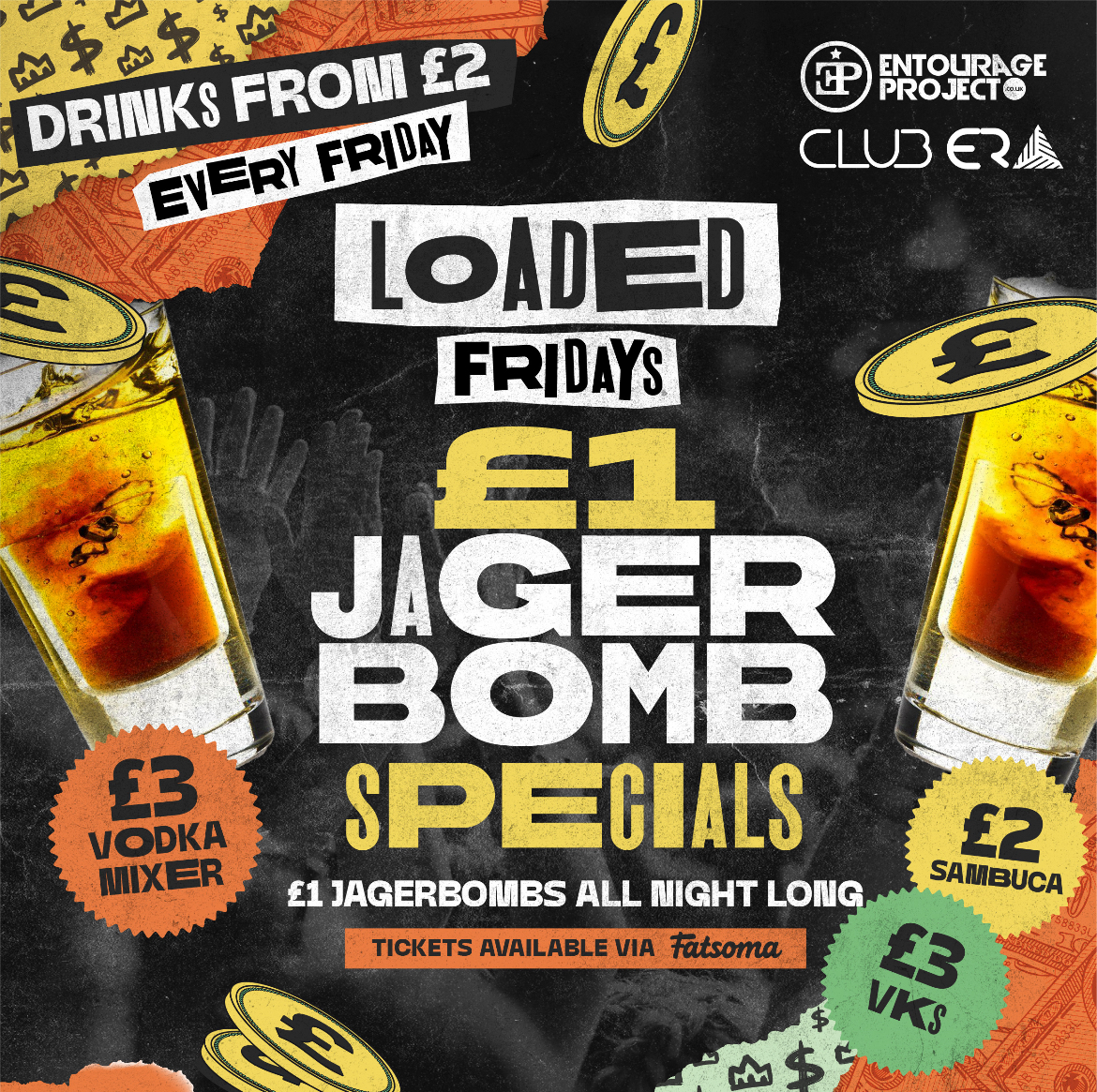 LOADED FRIDAYS 🚀 £1 J-BOMBS ALL NIGHT