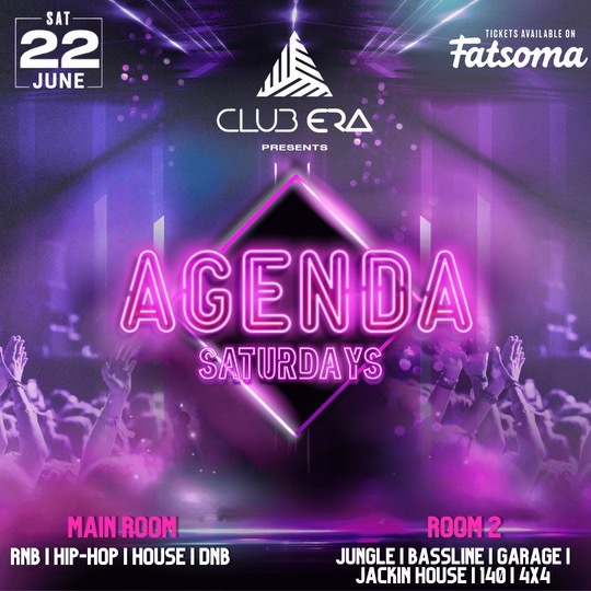 AGENDA SATURDAYS TONIGHT