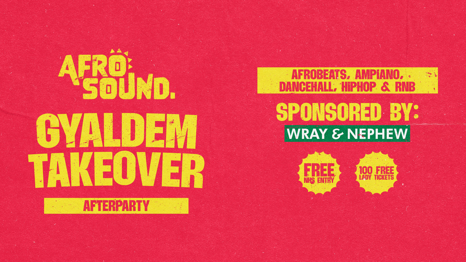 AfroSound – GYALDEM TAKEOVER AFTERPARTY