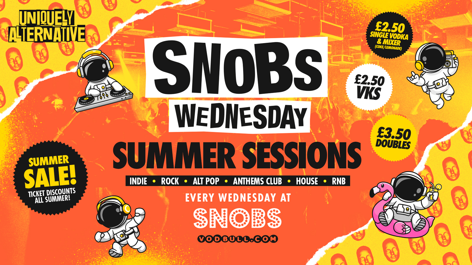 🎶 SNOBS WEDNESDAY!! [TONIGHT] 🎶 26/06