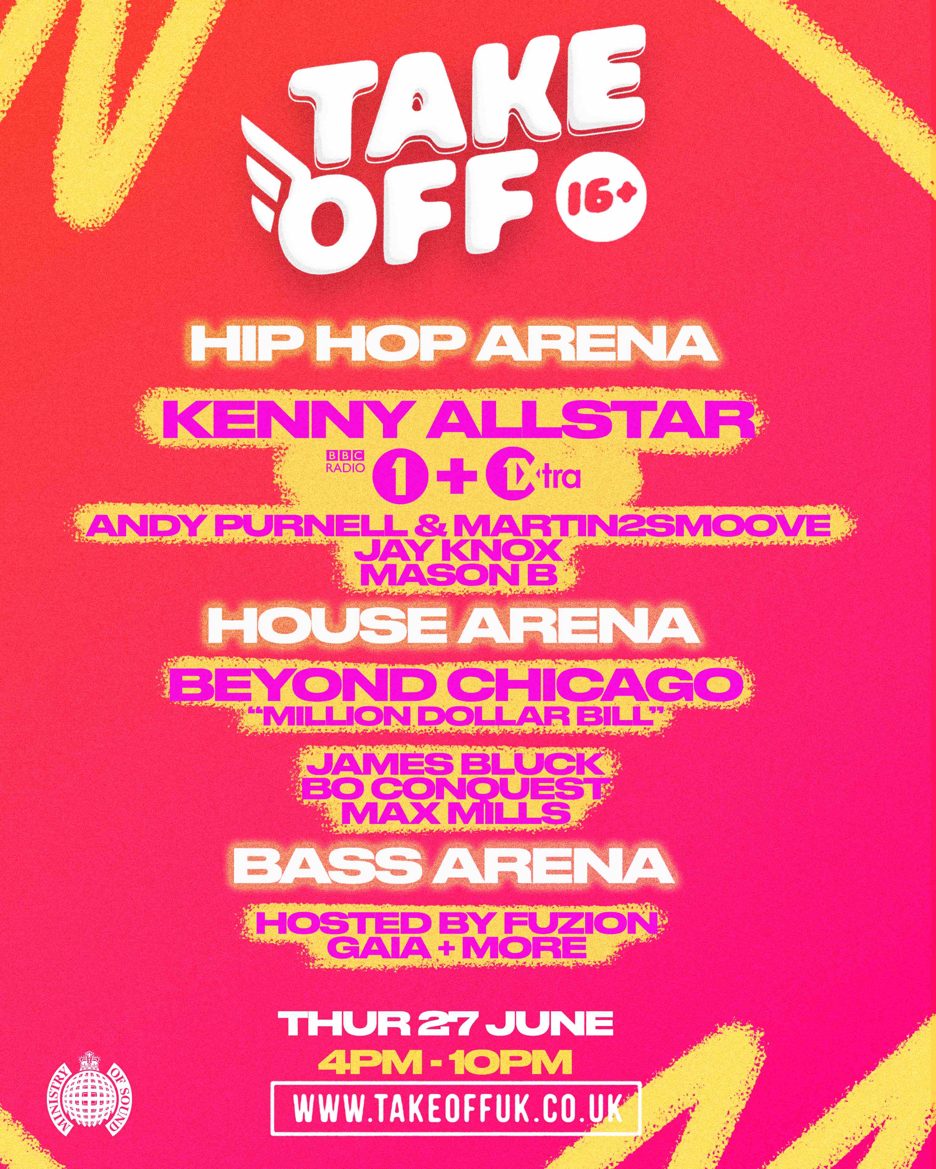 Take Off Festival ️ 16+ Rave Ministry of Sound London 🔥 END OF EXAMS